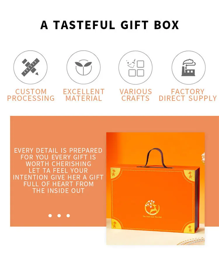 Portable Flip Carton Gift Packaging Souvenir Gift Box Wholesale Cardboard Suitcase Gift Boxes