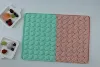 cyan and pink