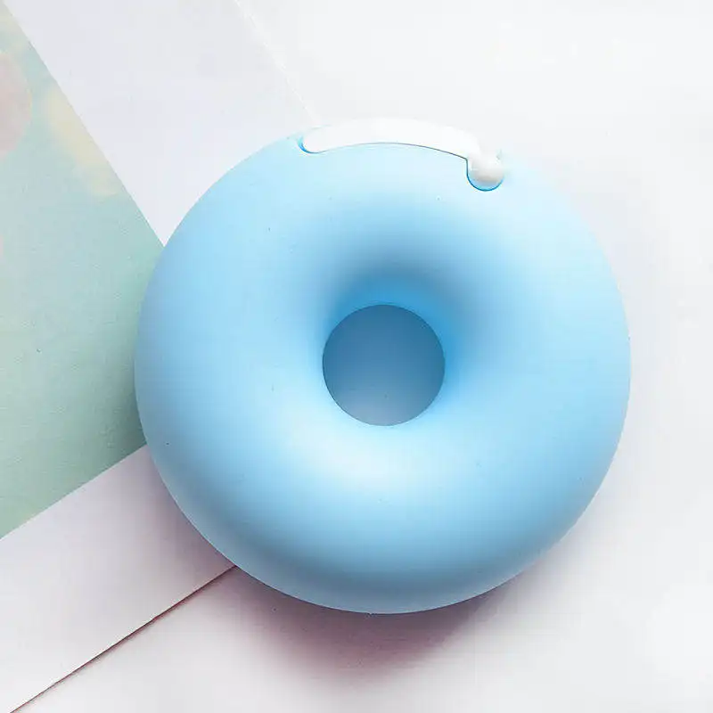 Hot sale 3% discount promotion Candy Color Sweet heart Donuts Tape Dispenser with Tape/Circle cake cutter/Donuts tape cutter