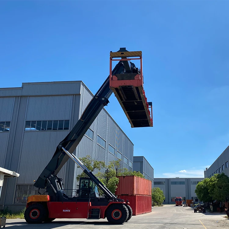 Container Reach Stacker 45000kg Container Handler Work at the Port Container Crane for Sale