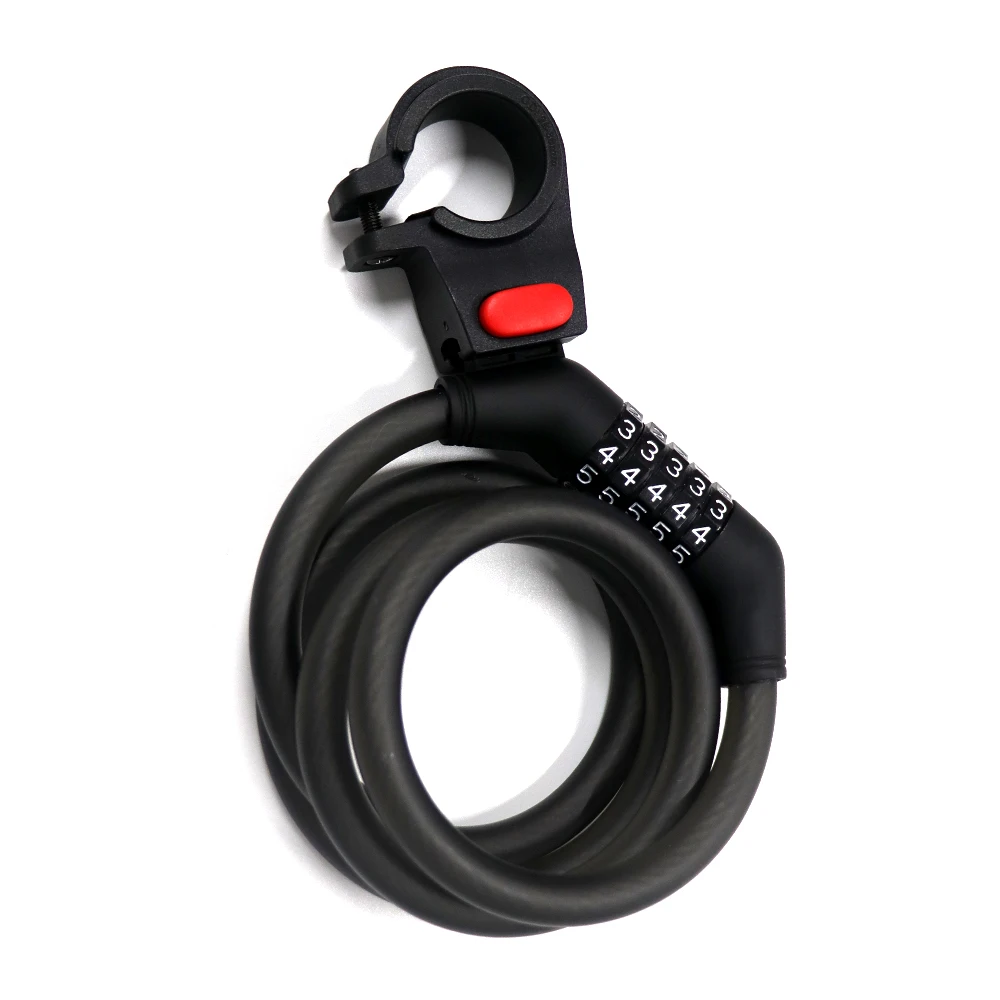 Ridefixing Original G30 Scooter Password lock Steel Cable Lock For MAX G30 ES2 E22 E25 Electric Scooter Anti-theft Security Lock