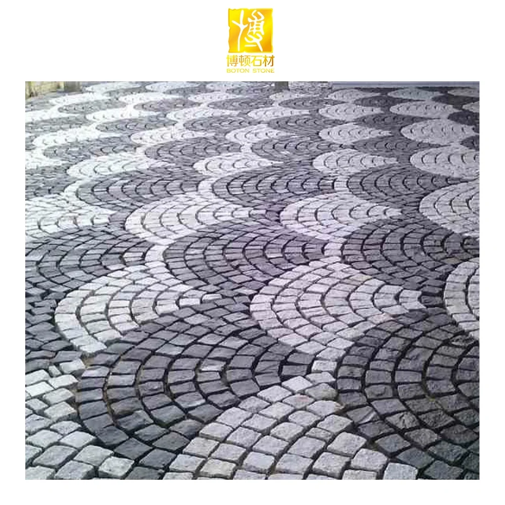 BOTON STONE Grey Garden Driveway Tiles Split Cube 10x10x10 Granite Cube  Stone Natural Paving Stones, image size:1000x1000