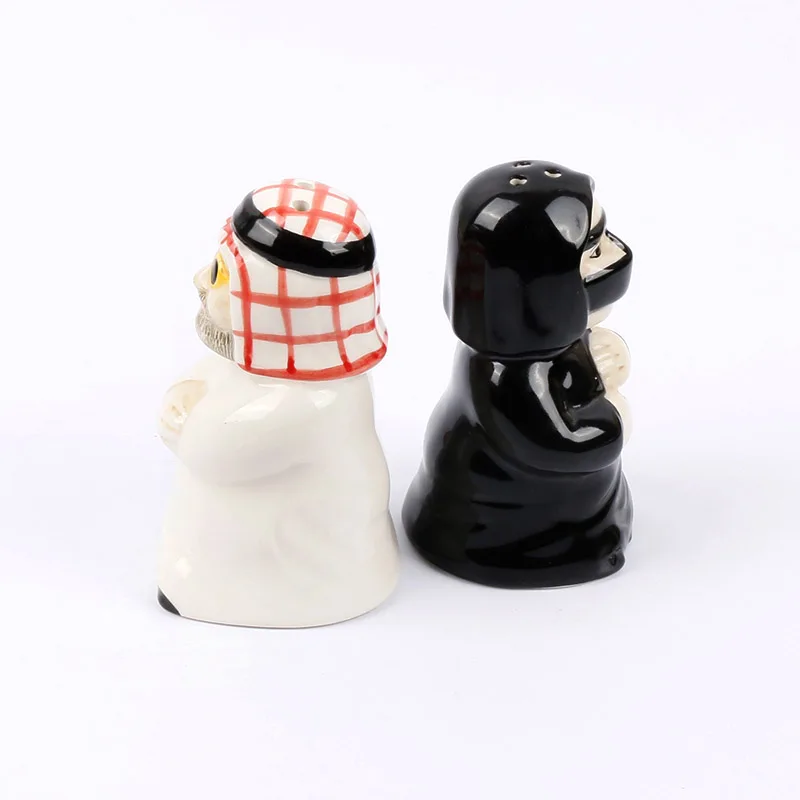 Saudi Shaker Custom Made Souvenir Ceramic Salt & Pepper Shaker Set - Eco-Friendly ...
