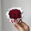 Bulles de néon rouge profond