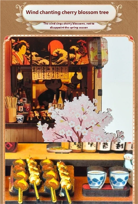 product diy miniature house  book nook kit   wooden dollhouse architecture model with complete miniature building set-3