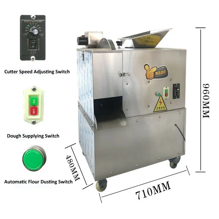 2022 Long Using Life Electric Gnocchi Forming Machine Gnocchi Machine with Accurate Cutting Effect