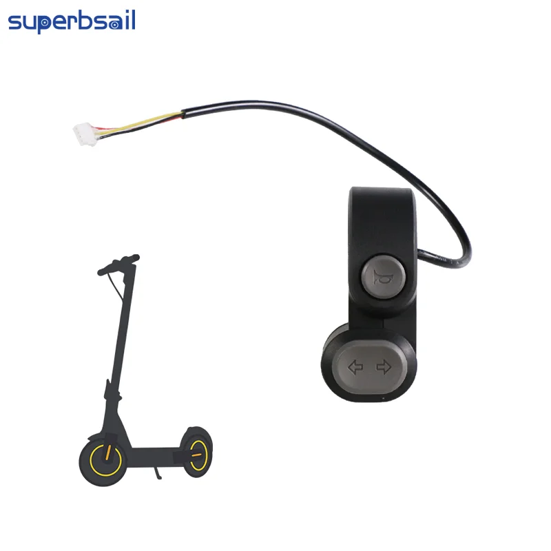 Superbsail Original Handlebar Switch Horn Turn Signal On/Off Button Light Switch for Ninebot Max G2 Scooter Parts Accessories manufacture