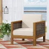 Marrón + Beige + Madera de Acacia