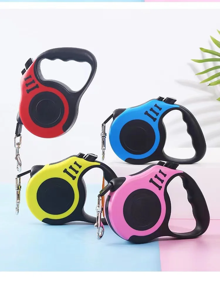 Image showcasing Custom Logo Automatic Retractable Leash Dog Rope Dog Leash Retractable ...