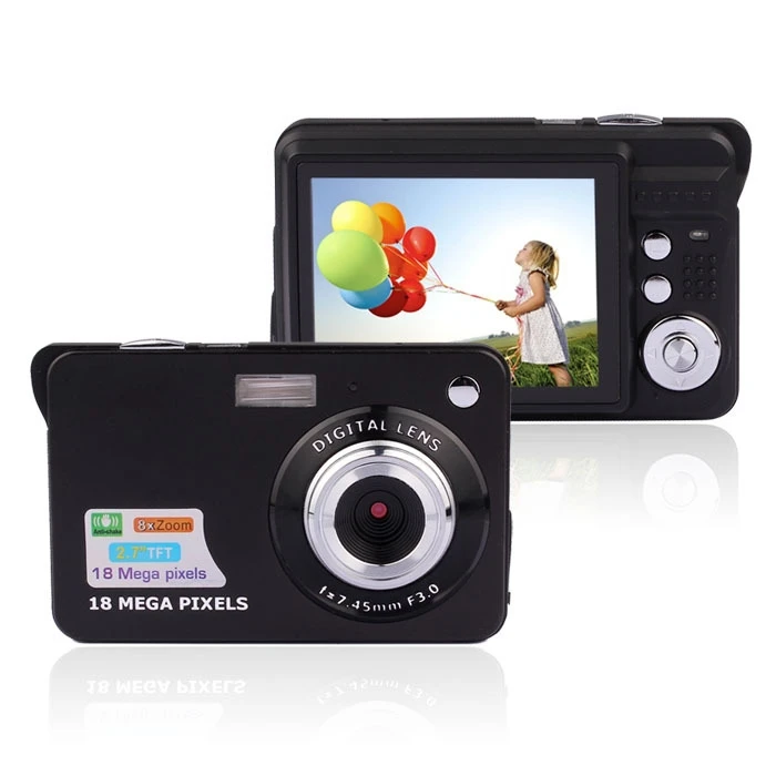 Winait Max 18MP Cheap Digital Compact Camera with 8x Zoom, 2.7
