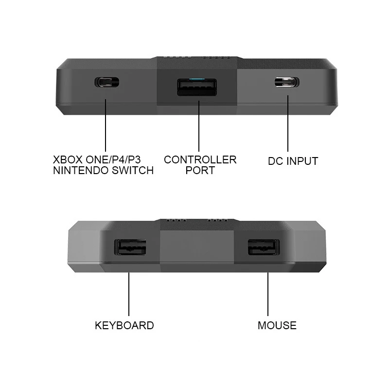 Keyboard Mouse Converter Game Controller Set for PS4 PS3 Gamepad Adapter Converter Plug and Play for XBoxes One Joystick