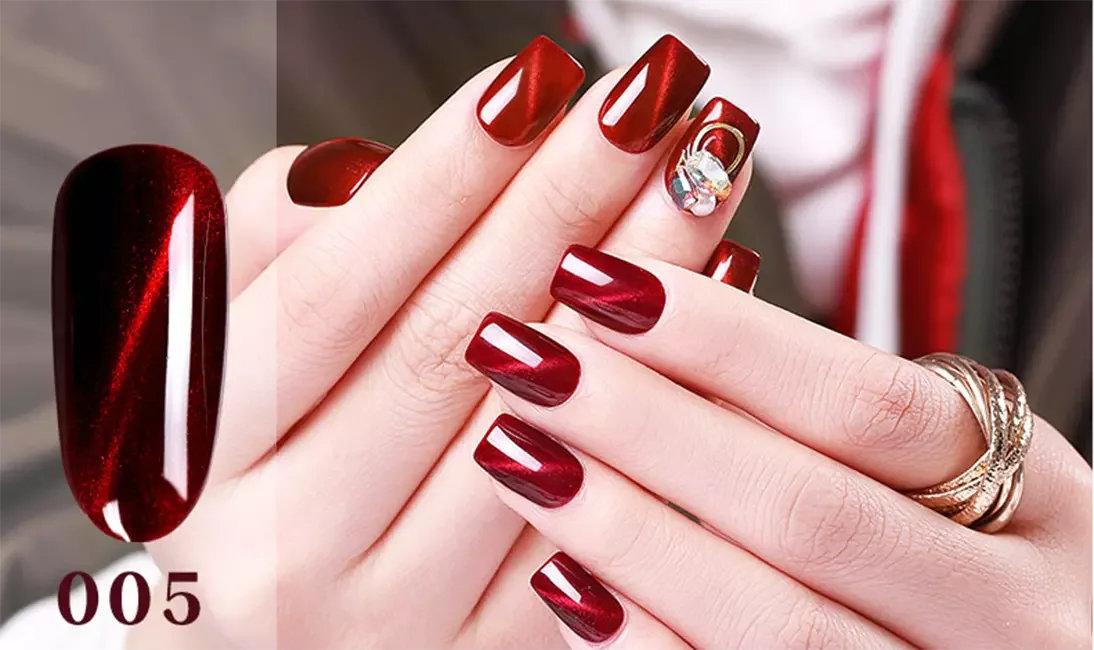 Top más de 54 imágenes sobre: uñas ojo de gato rojo - recién actualizado -  .vn