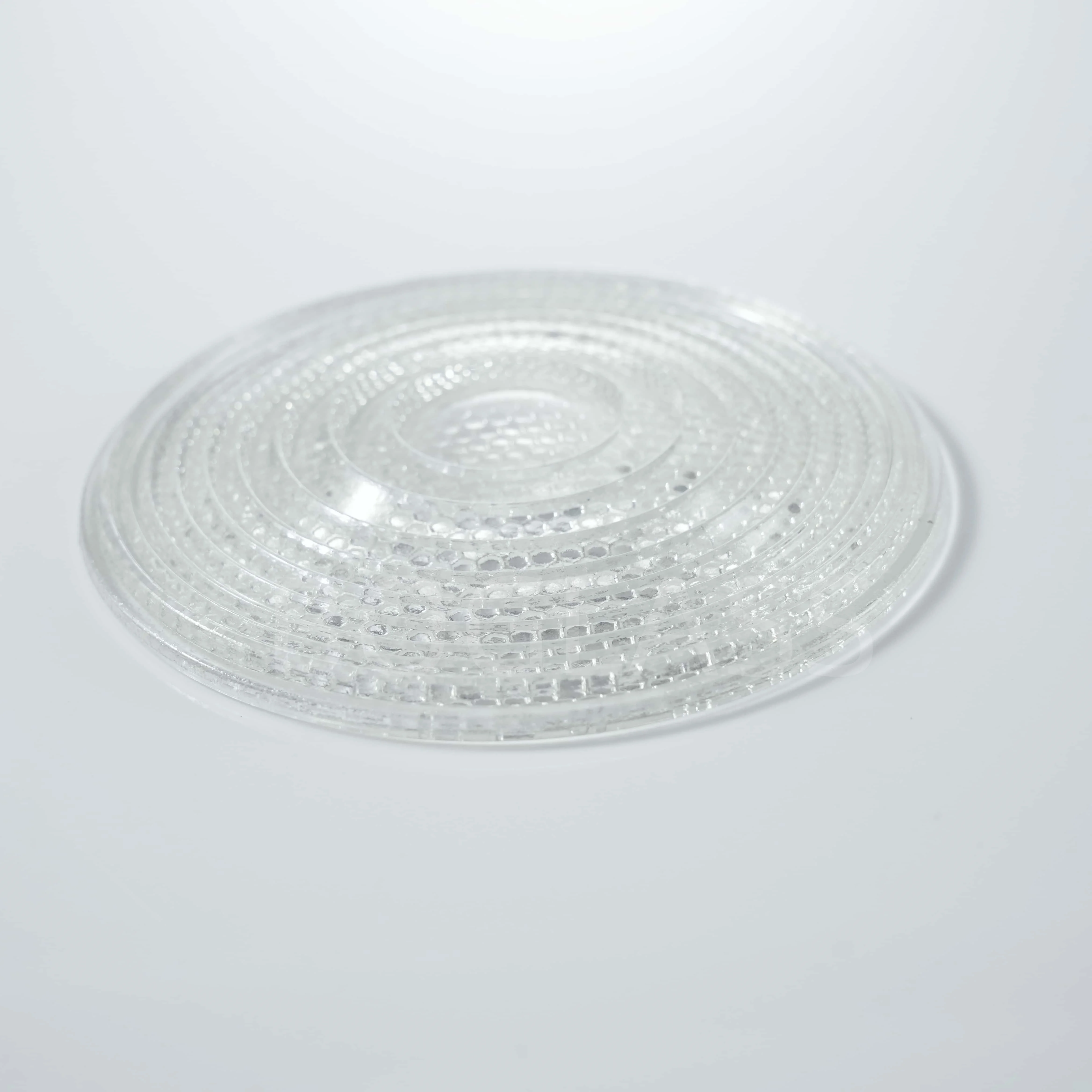 BOGLASS Manufacturer Wholesale Custom Size Shape 50-350Mm Large Optical Glass Fresnel Lens for Traffic Light Solar and Projector