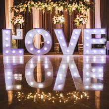 led marquee light bulbs  Marquee with English Alphabet for event