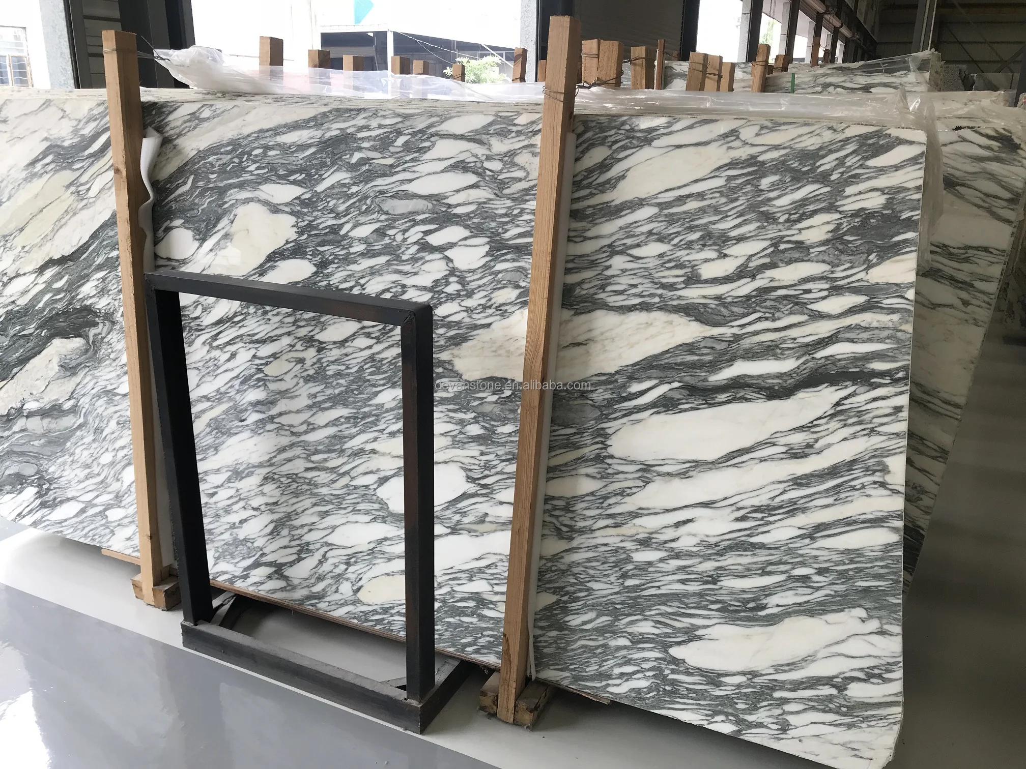 Arabescato Corchia Marble Clivia White Green Veins Marble Calacatta 