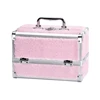 Pink double-opening fur box