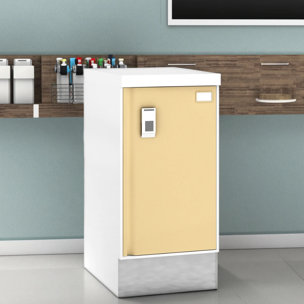 High-Security Stainless Steel Medication Locker System 490mm for Hospitals Tamper-Proof Design Temperature Monitoring Pharmacy 5