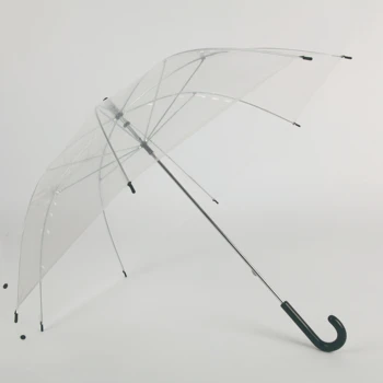 High-Quality Transparent Umbrella POE Material High-Definition Umbrella Surface With Bow Design