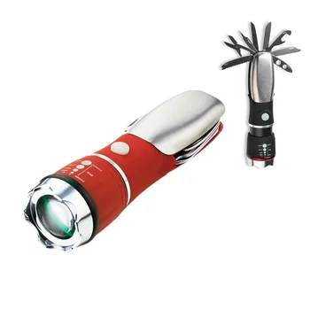 Hot Sale car emergency Flashlight self defense Product High Power 3*AAA Battery Multi Function Tools Led Torch Light For Gift