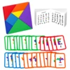 Puzzle Tangram in Legno da 7 Pezzi