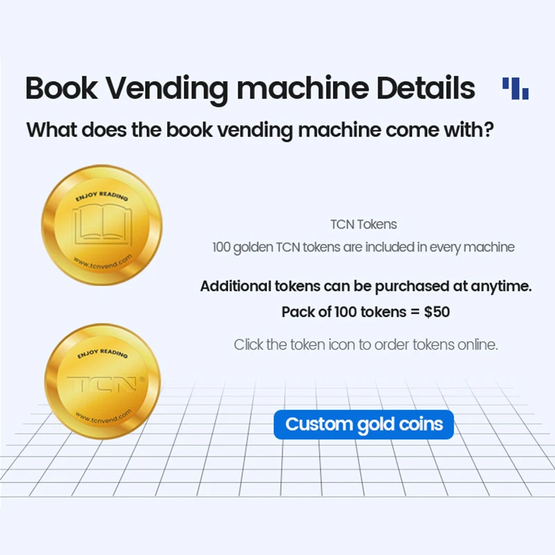 TCN Library School Books Vending Machine Scholastic Book Notebook Vending Machine for Sale