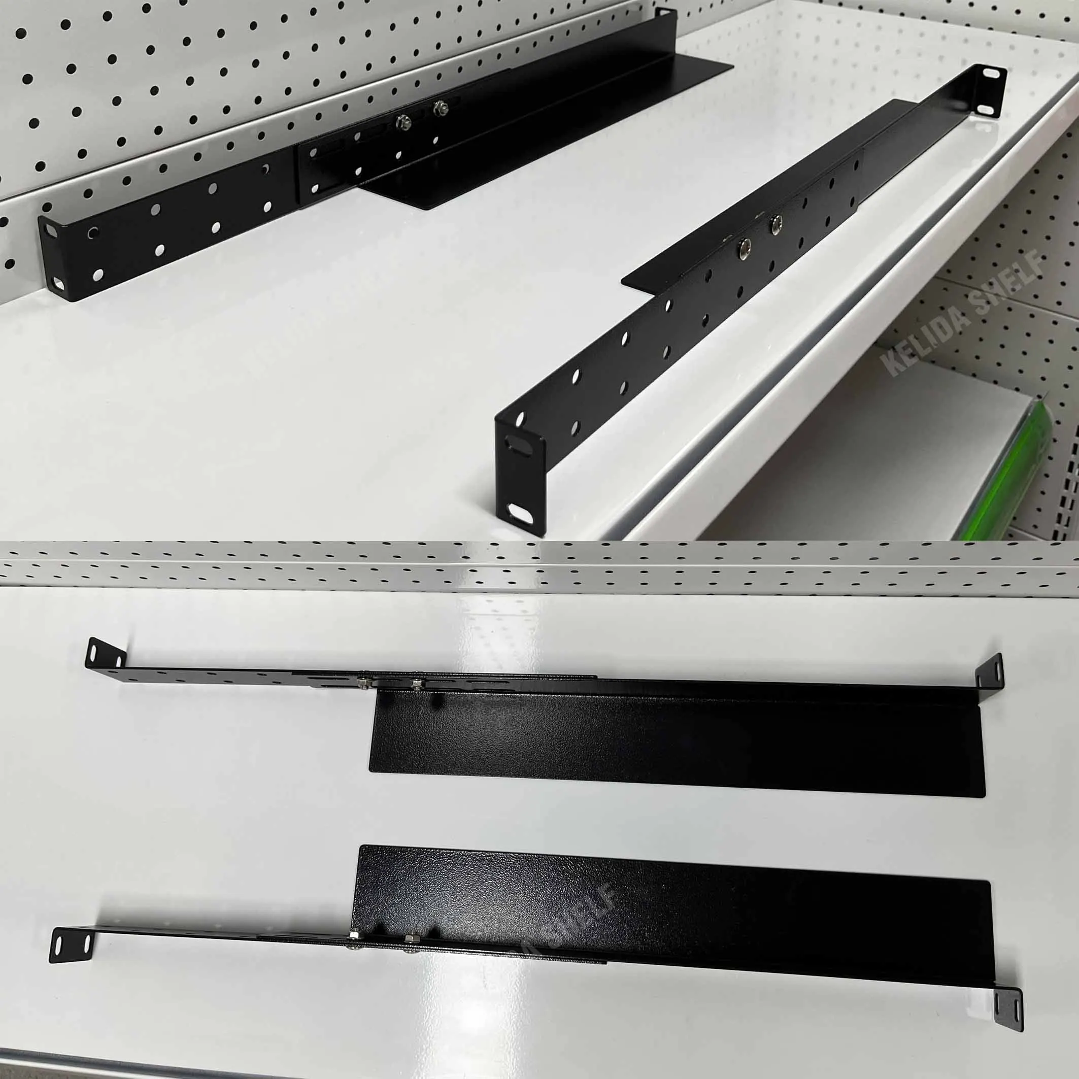 Universal 1u Rack Mount 4post Shelf Rail Adjustable Rack Mount Server