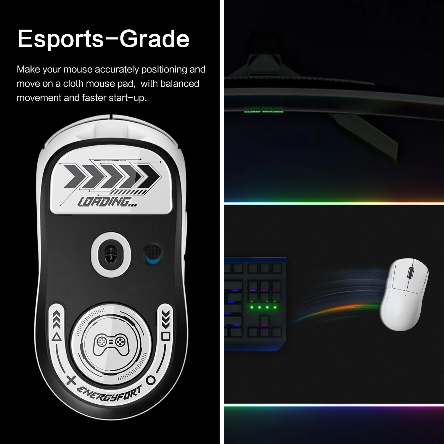 Glasses Mouse Skates for Logitech G PRO X Superlight 2 / Wireless the Fastest Smoothest and Most Durable Mouse Stickers