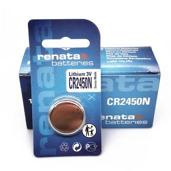3V Unchargeable Made In Switzerland Li/MnO2 Button Cell Battery RENATA CR2450N For Vehicle Keys Remote Controllers