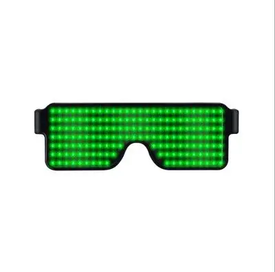 Customized Glow Eyewear Chemion Color Chang USB App Blue tooth LED glasses  with party