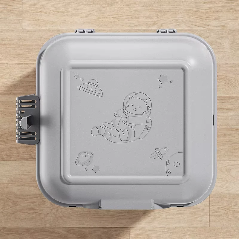 New High Quality Durable Cat Toilet Box With Cover Cat Litter Box Self Cleaning Foldable Cat Litter Box Toilet Pet Supplies manufacture