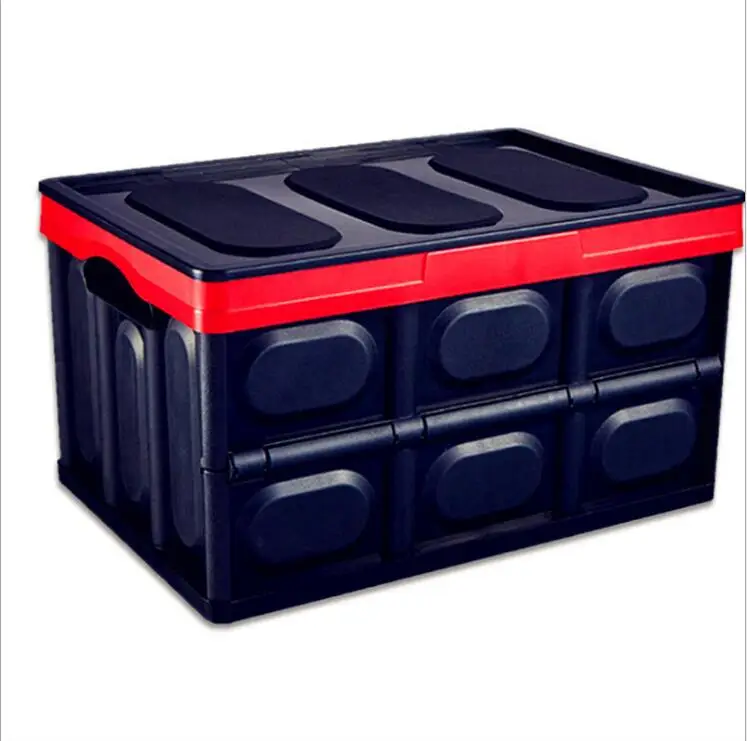 Source Caisse de rangement pliable en plastique avec couvercle en bois boîte  de rangement organisateur cadenas sécurisé coffre de voiture organisateur  boîte de rangement pliable on m.alibaba.com