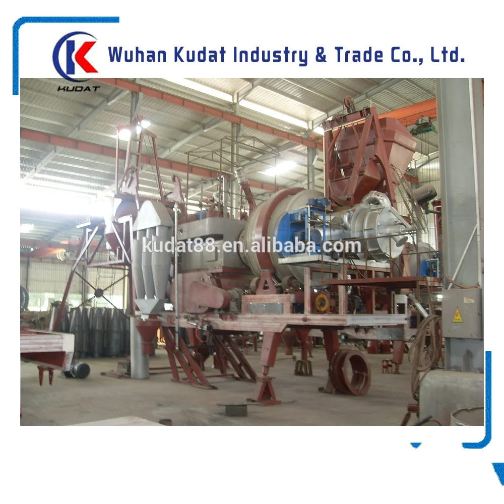 Mini Mobile Asphalt Batching Plant 10tons Per Hour