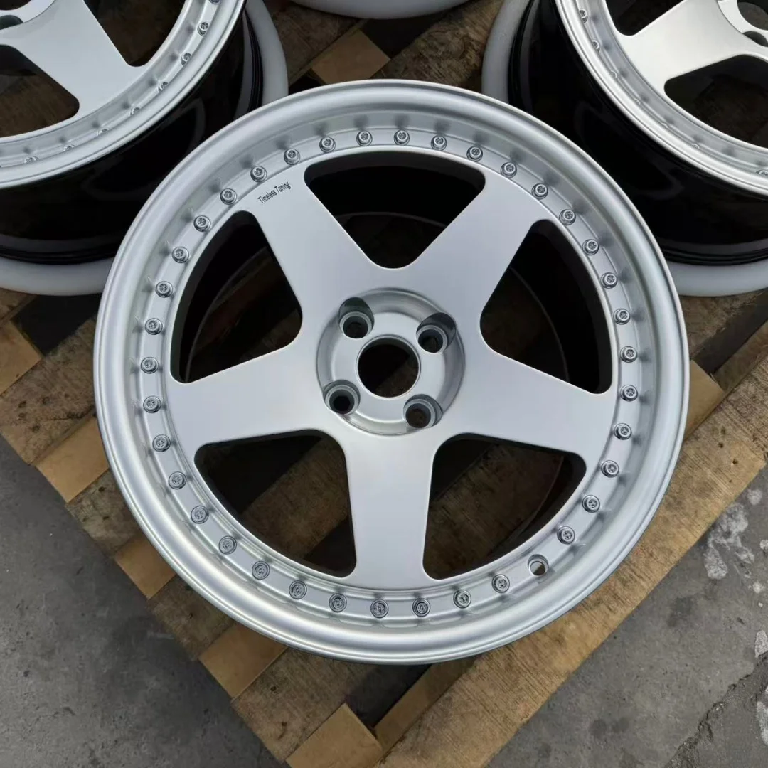 Custom 19-22 Inch Deep Dish Performance Rims Forged Aluminum Alloy Wheel Hubs Hyper Silver For BMW