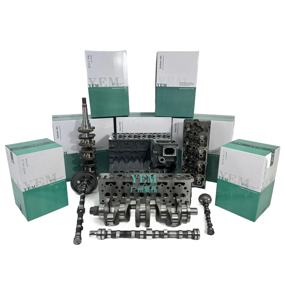 FD30 FD33 FD35 K3A Cylinder Block Head Crankshaft Camshaft for Mitsubishi Engine Rebuild Kit High Quality Engine Parts