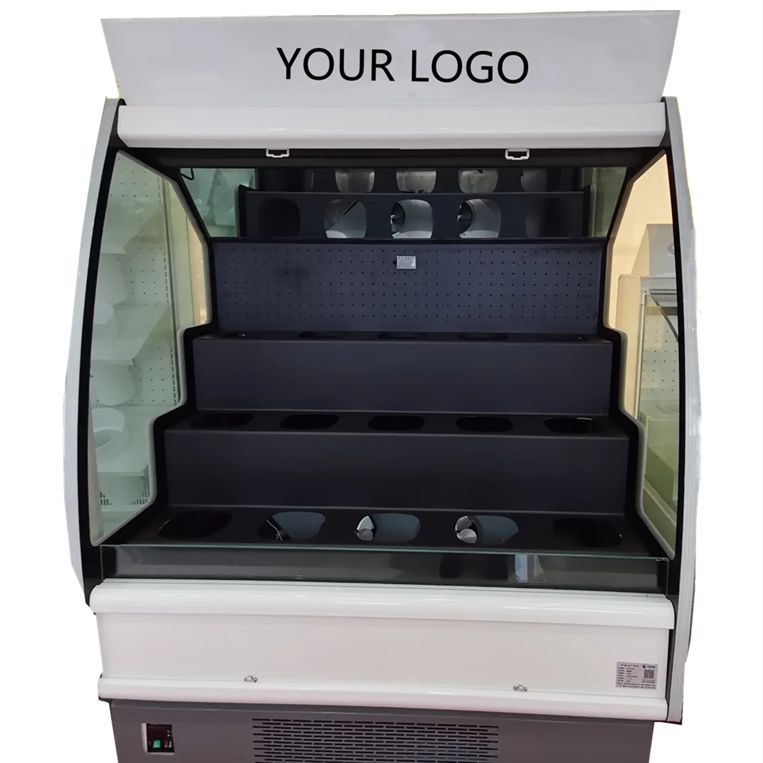 花屋用ガラスドア付きフラワーディスプレイクーラー冷蔵庫フレッシュ