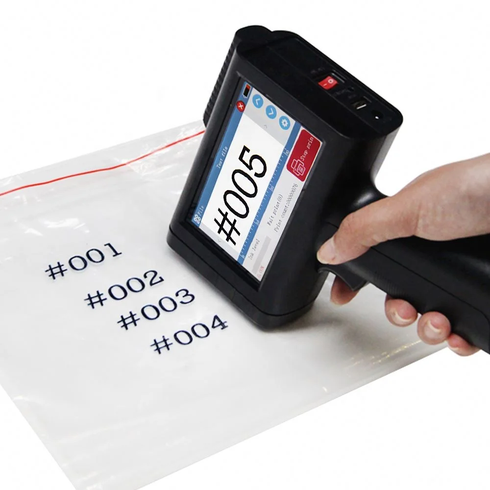 Hand Inkjet Portable Printer Logo Batch Expiry Date Handheld Inkjet Printer Dating Coding Machine