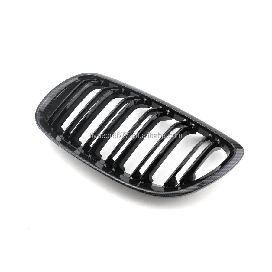 product tiypeor double slat abs front bumper grilles kidney grill for bmw e92 3 series e92 2006   2009-5