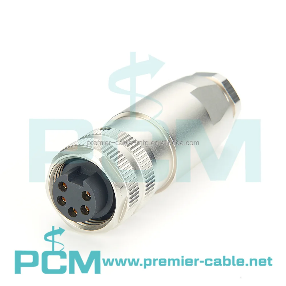 NMEA2000 Mini-C 7/8'' Field-Attachable Wireable Connector for Power Signal Line manufacture