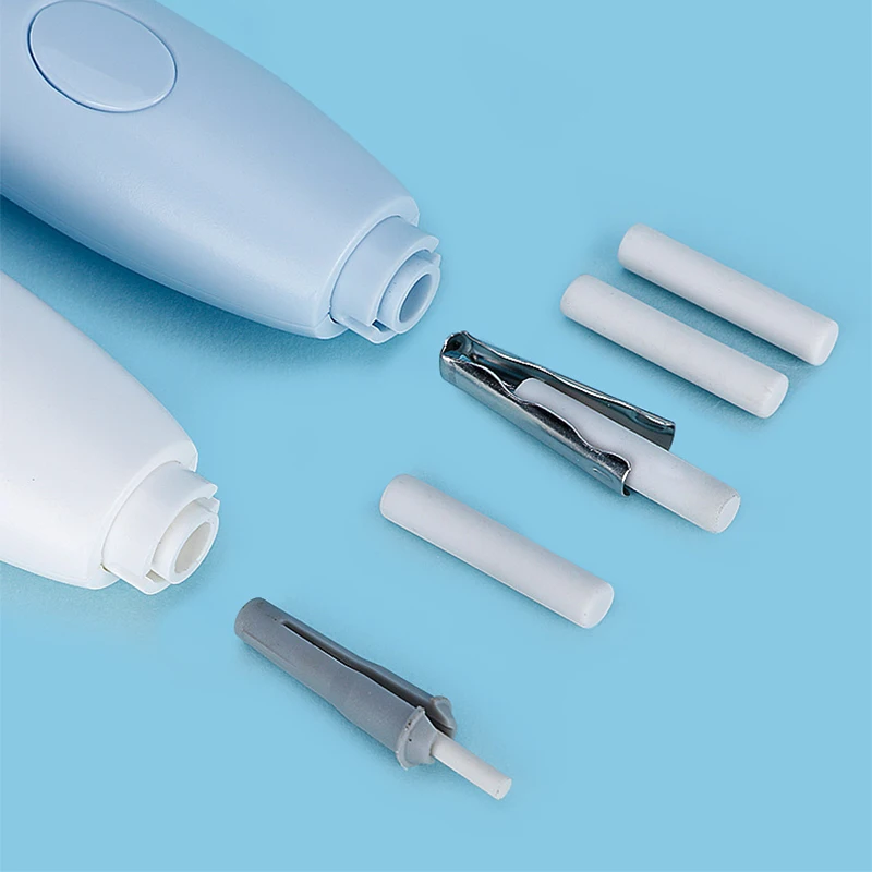 Электрические канцелярские товары с логотипом на заказ подарок для детей Электрический Роторный ластик простой в захвате оптовая продажа дешево школы и офиса