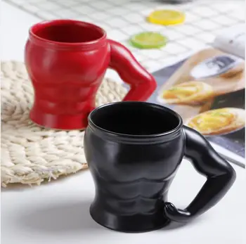 Novità 2025: Tazza in Ceramica Personalizzata 3D a Forma di Muscolo per Palestra e Fitness