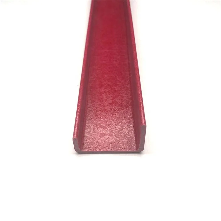 product customized size frp c shape channel pultruded fiberglass for engineering building support beams-4