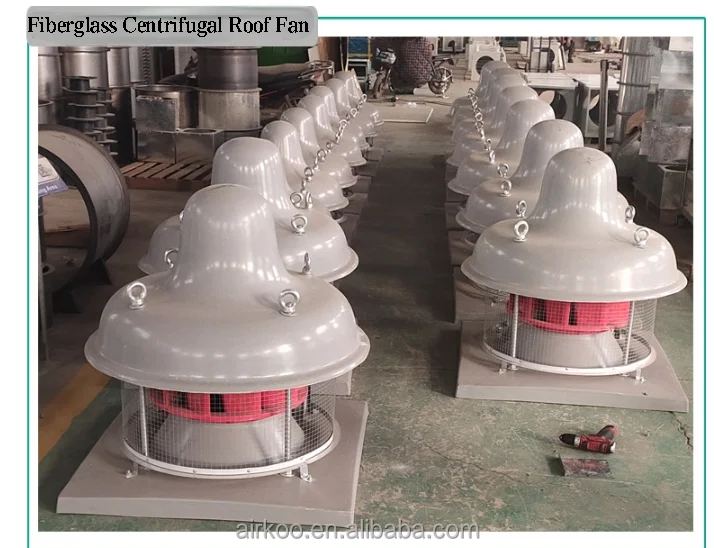 Axial Flow Exhaust Fan, 500mm, Roof - detail 10