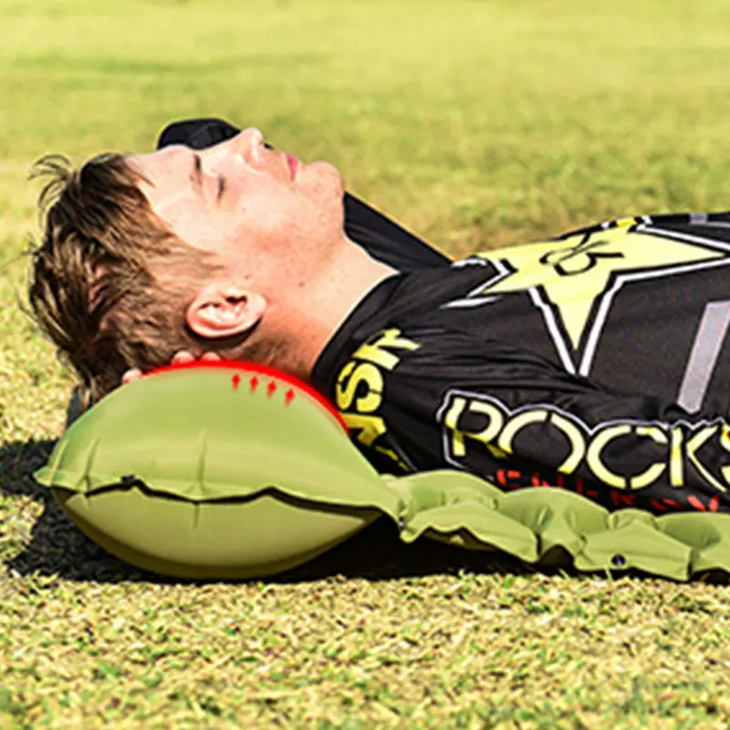 Portable Camping Sleeping Pad With Builtin Foot Pump Ultralight