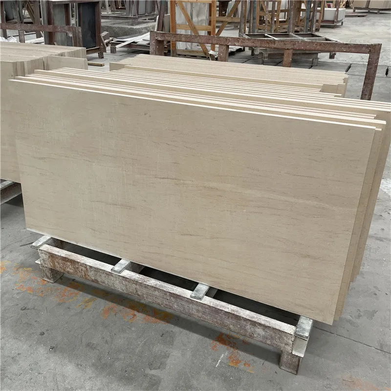 PAIA STONE આધુનિક ડિઝાઇન શૈલીનો મોકા ક્રીમ ચૂનશૈલ, હોન્ડ સપાટીનું ફિનિશ, વિલાની બાહ્ય દીવાલ માટે પ્રાકૃતિક પત્થરનો ઉપયોગ