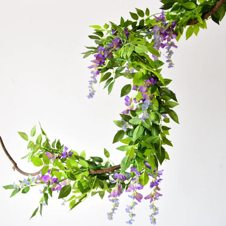 Hot Selling Wisteria Hanging Flowers With For Wedding Roof Ceiling ...