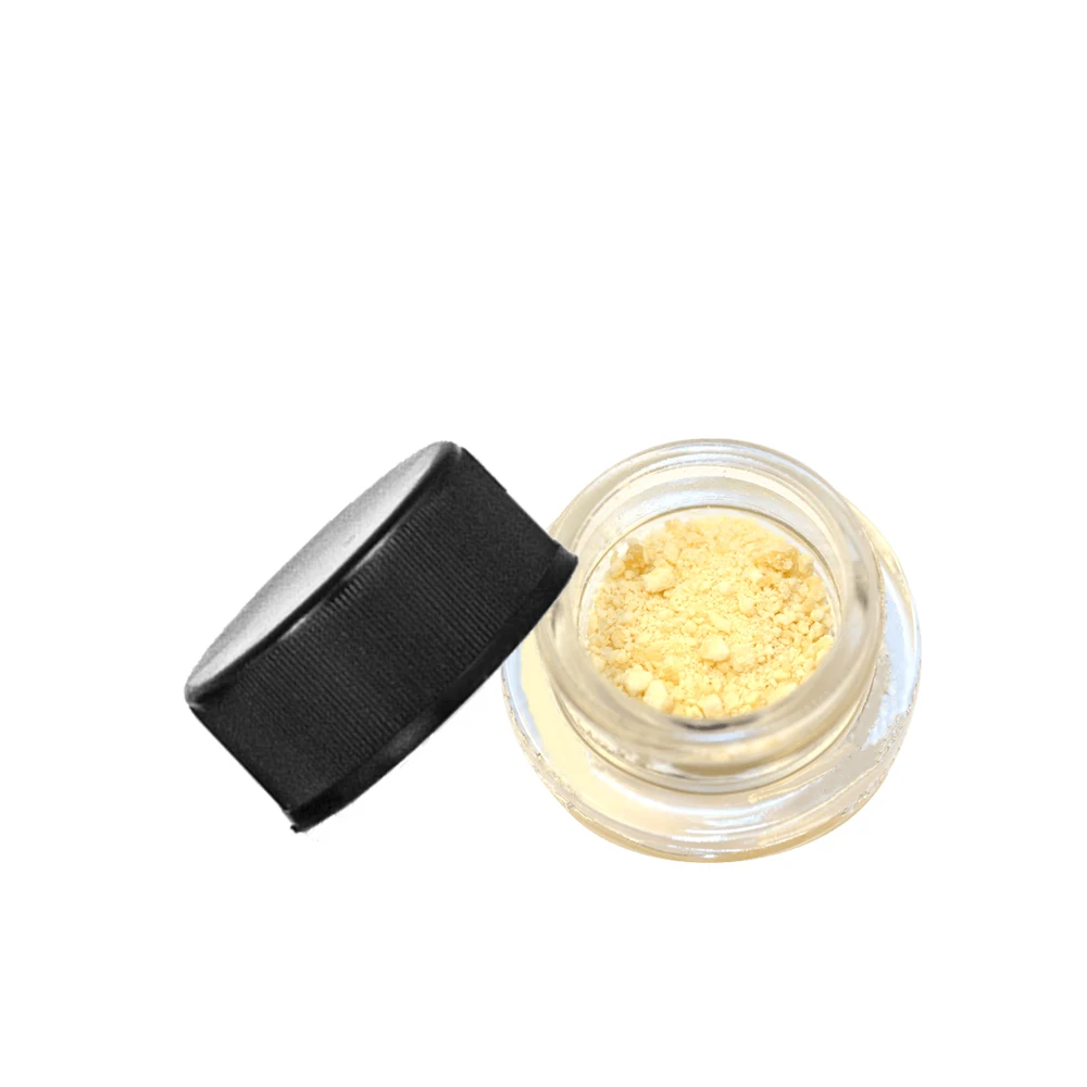 Child Resistant 3ml 5ml 7ml 9ml Cream Concentrate Containers Mini Round Qube Glass Jar