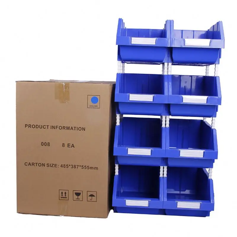 Cheap Organizer Nut and Bolt Storage Bins for Warehouse Plastic Box Industrial Multifunction Office Organizer Polygon 30 Cartons