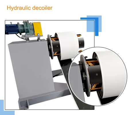 hydraulic decoiler