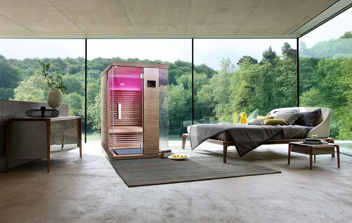 Modern Design Steam Shower Cabin Sauna,Indoor Luxury Bathroom Wooden