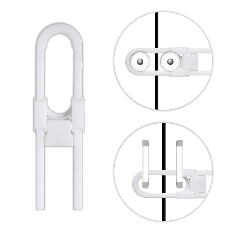 1pc Child Safety U-shaped Cabinet Lock For Cabinet Knobs